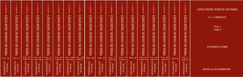 Linguistic Survey of India: 11 Volumes in 19 Parts (1973 Rare Edition) by George Abraham Grierson