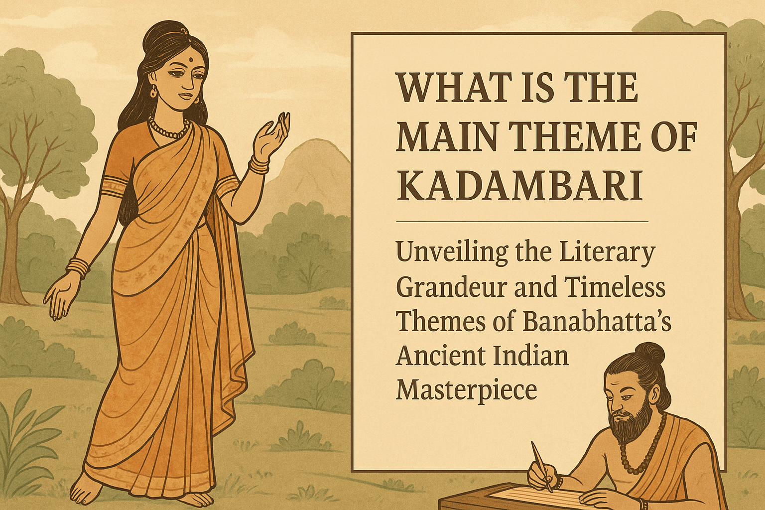 What is The Main Theme of Kadambari: Unveiling the Literary Grandeur and Timeless Themes of Banabhatta’s Ancient Indian Masterpiece - Motilal Banarsidass