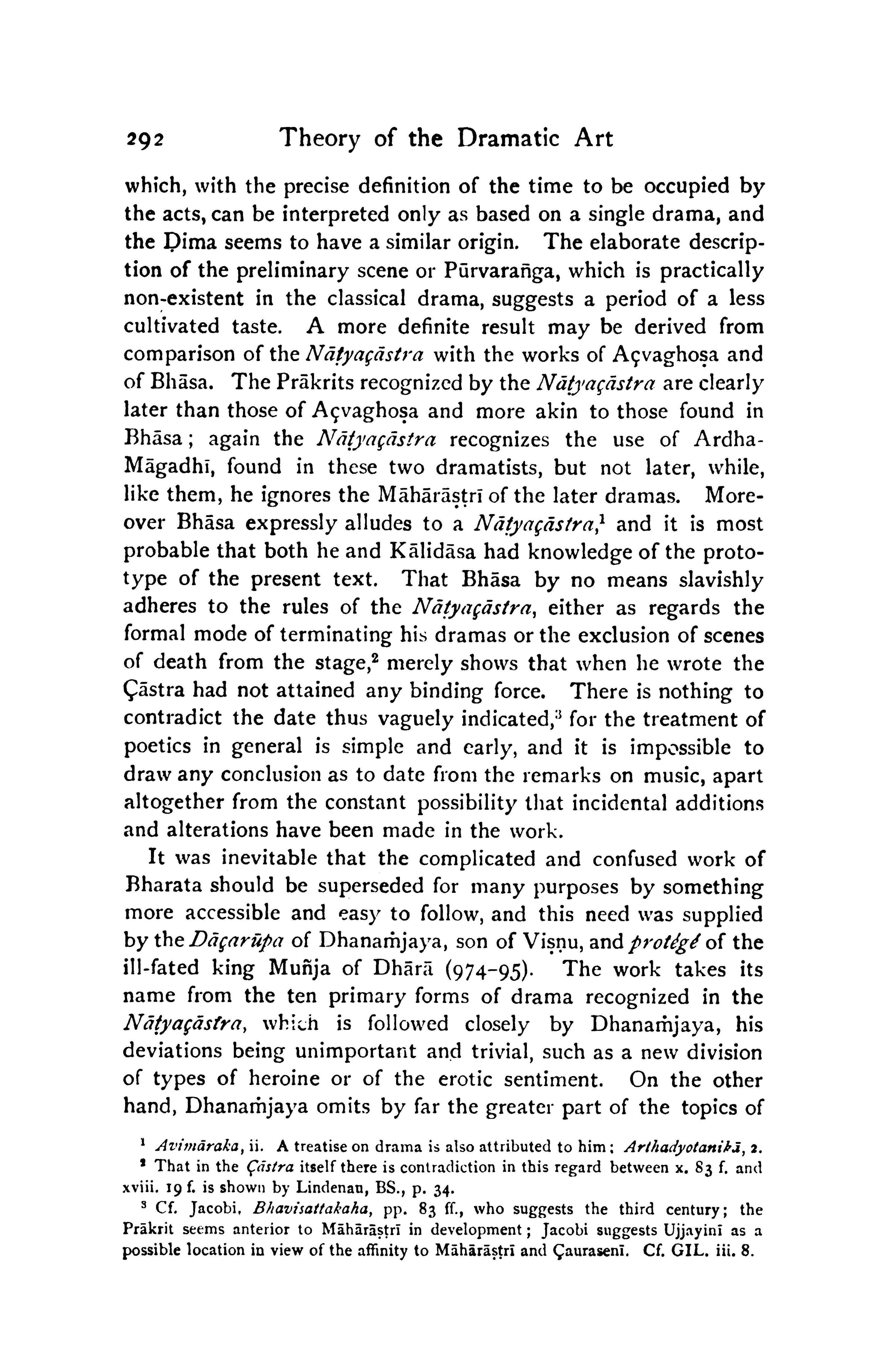 The Sanskrit Drama