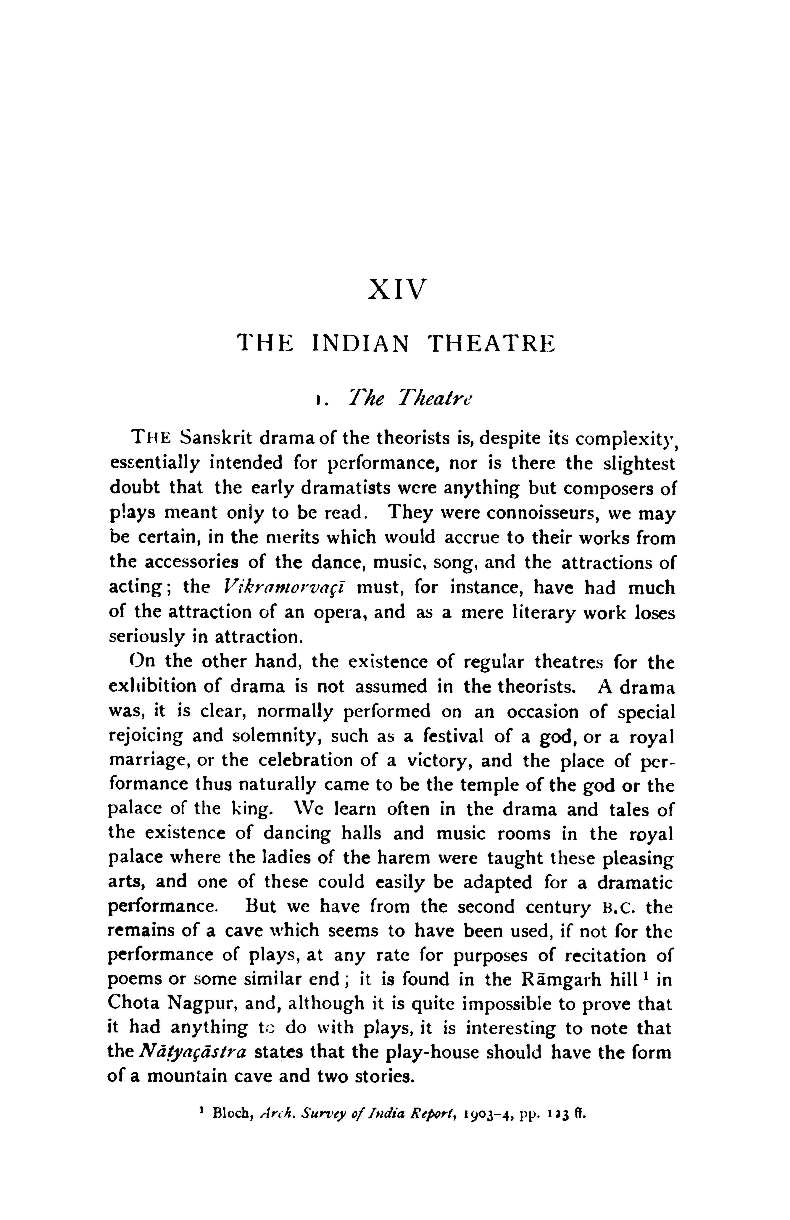 The Sanskrit Drama