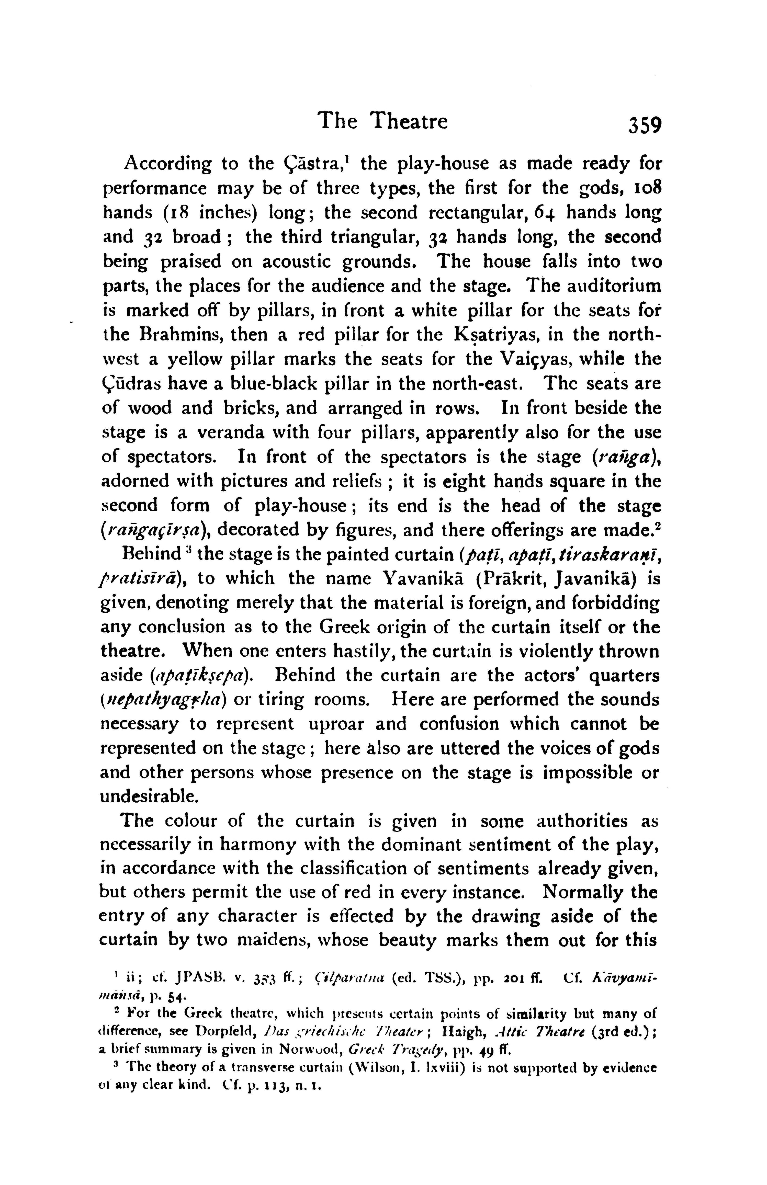 The Sanskrit Drama