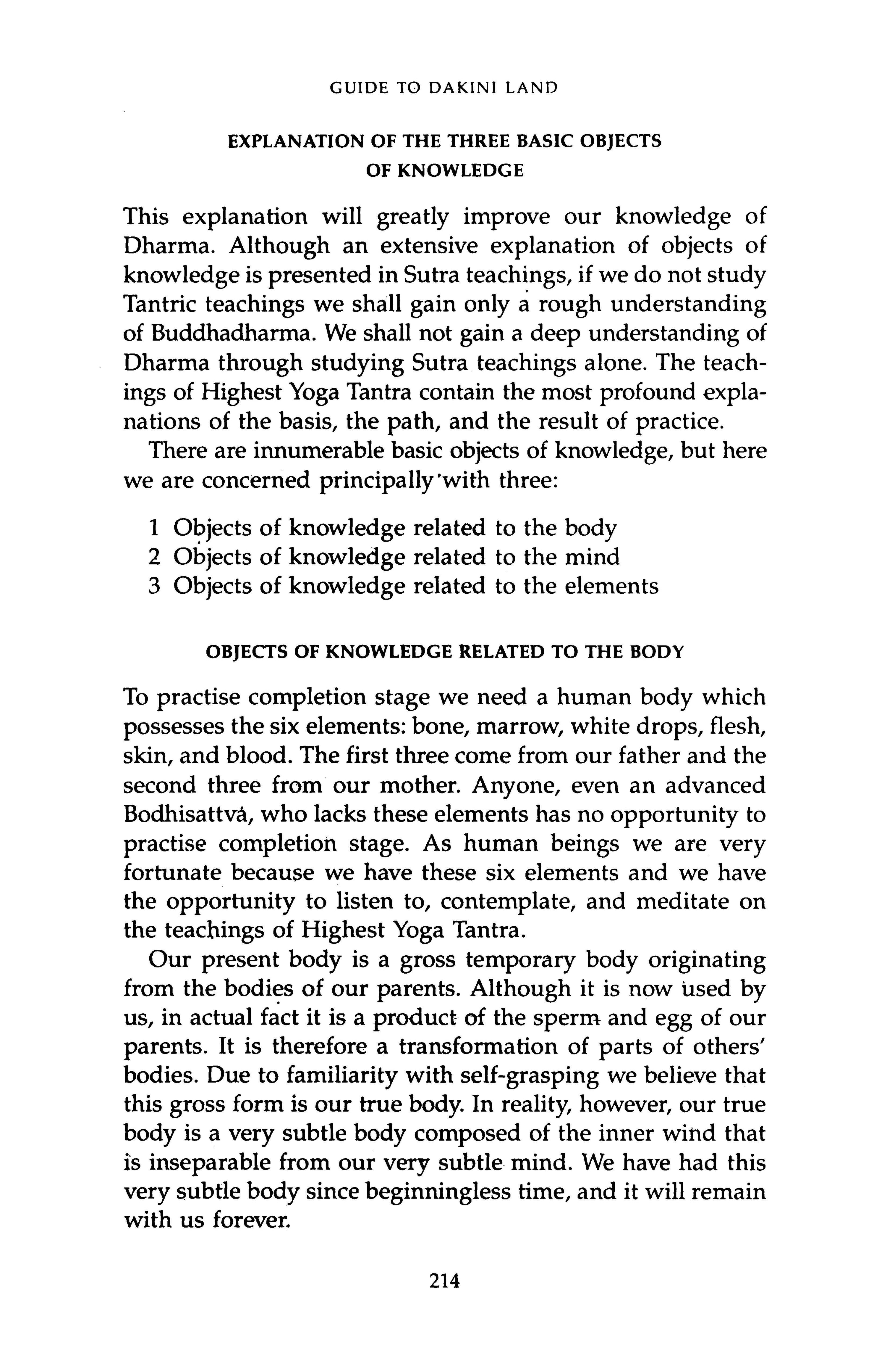Guide to Dakini Land