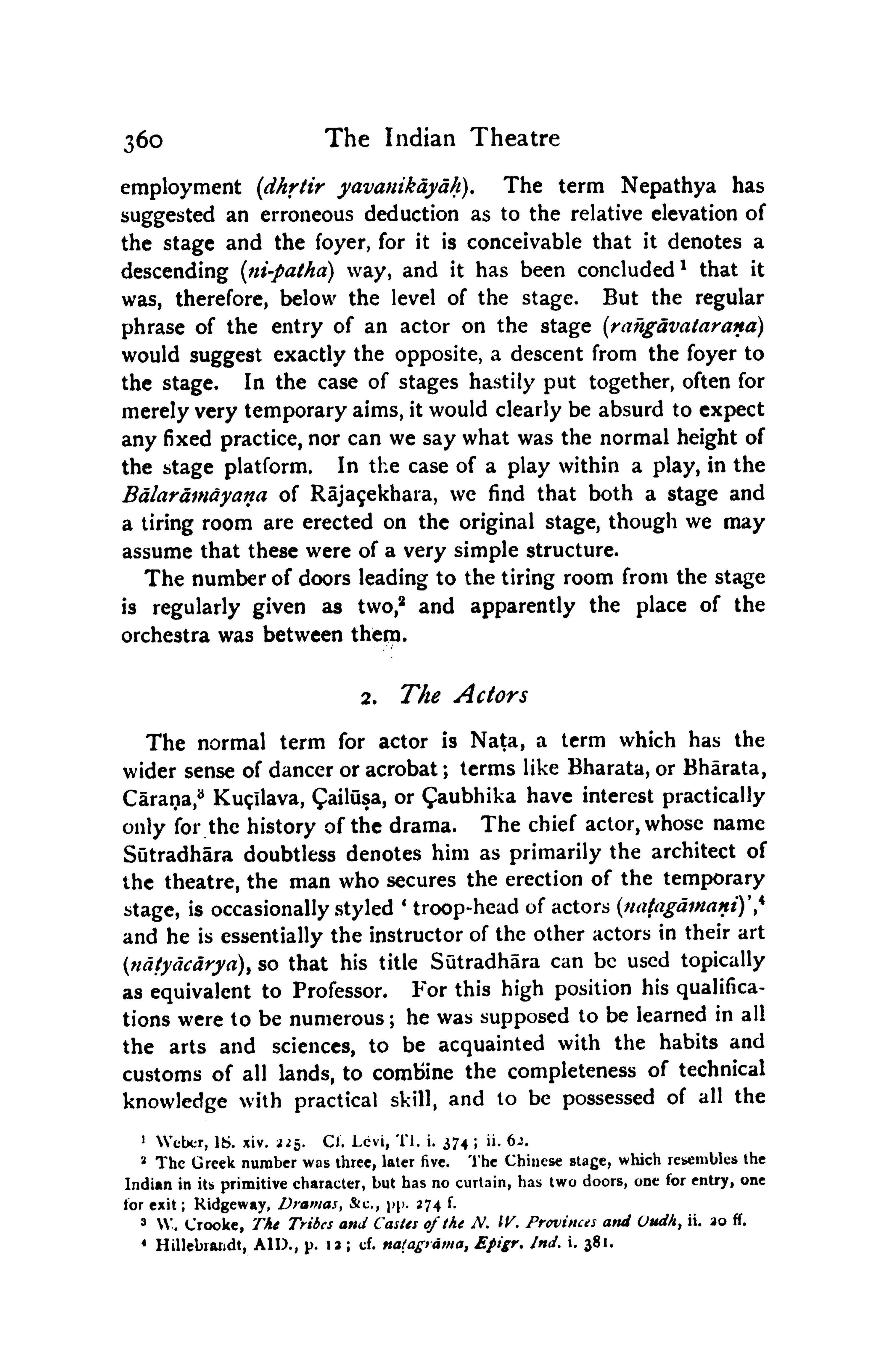 The Sanskrit Drama