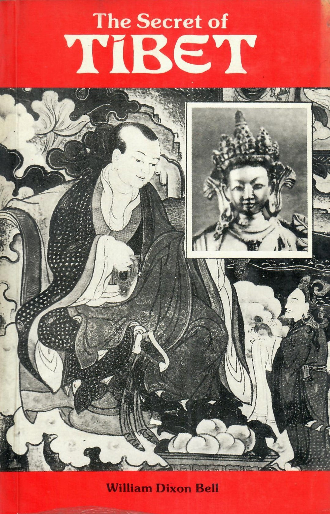 Book cover of 'The Secret of Tibet' with illustrations and text
