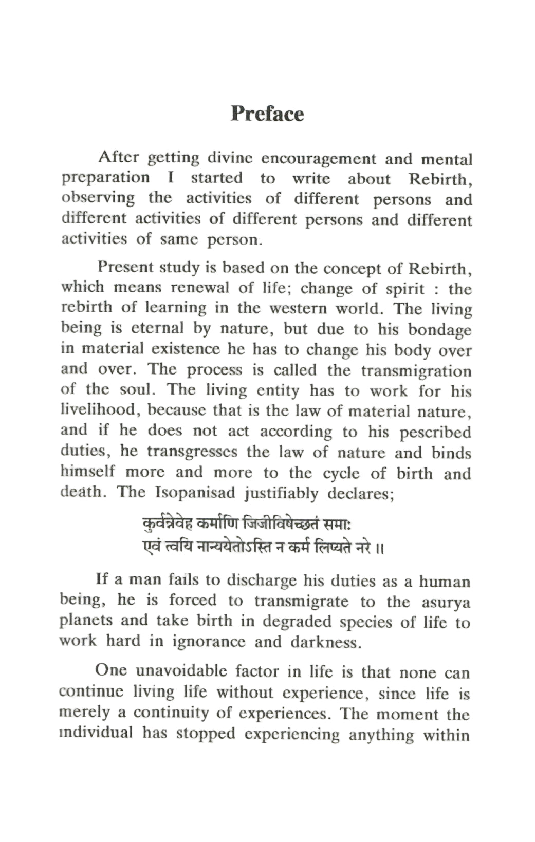 Concept of Rebirth