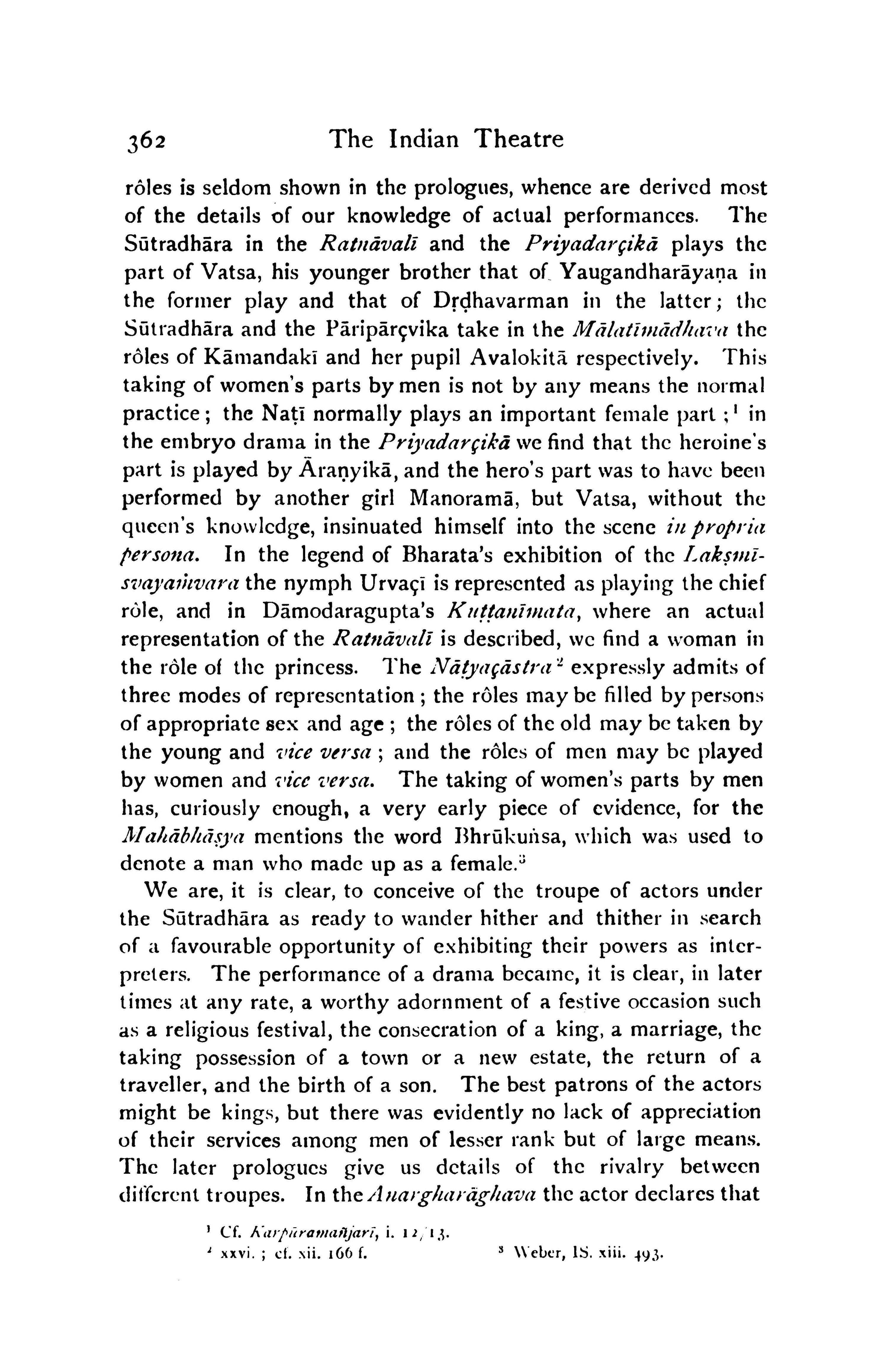 The Sanskrit Drama