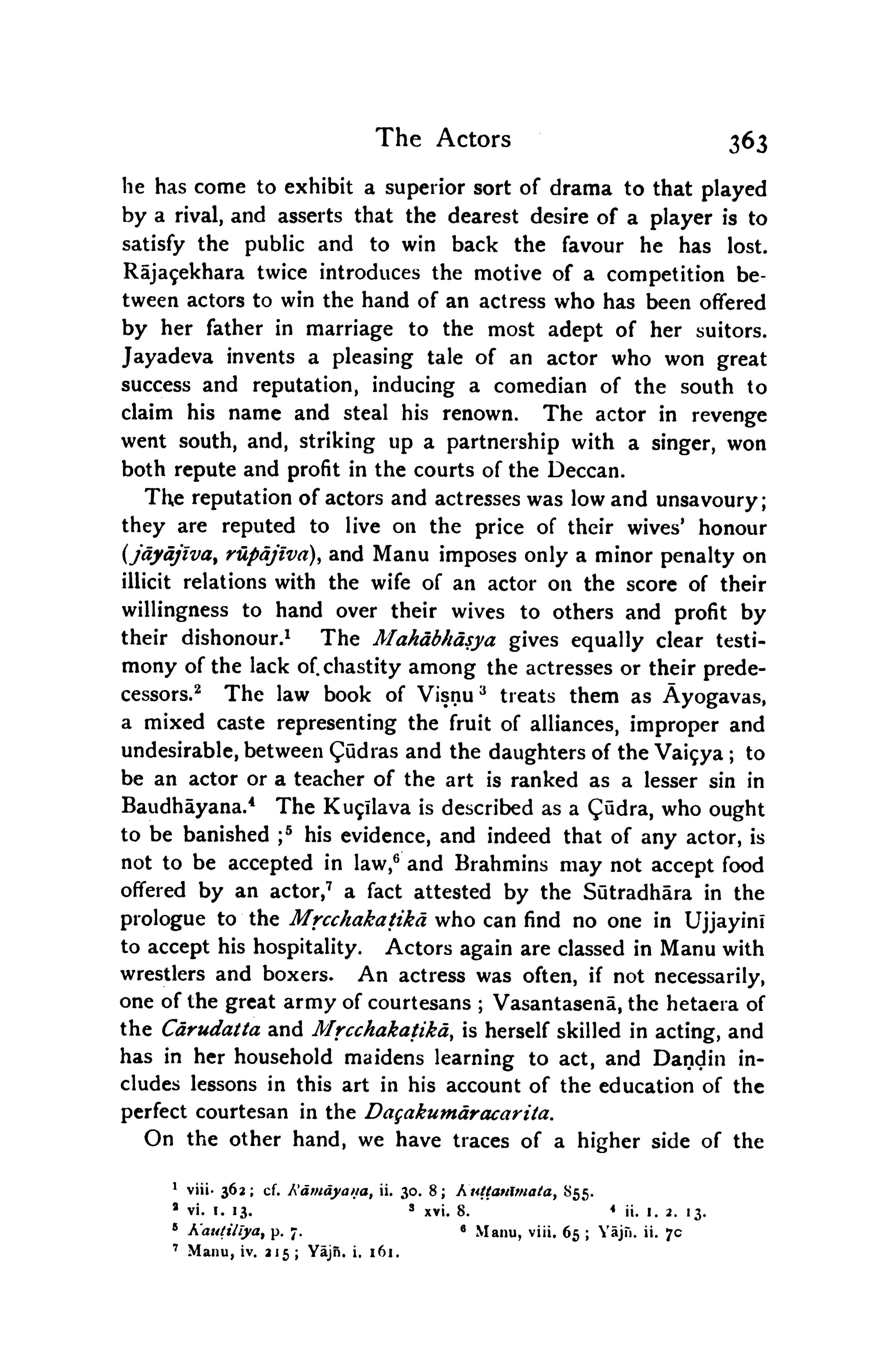 The Sanskrit Drama