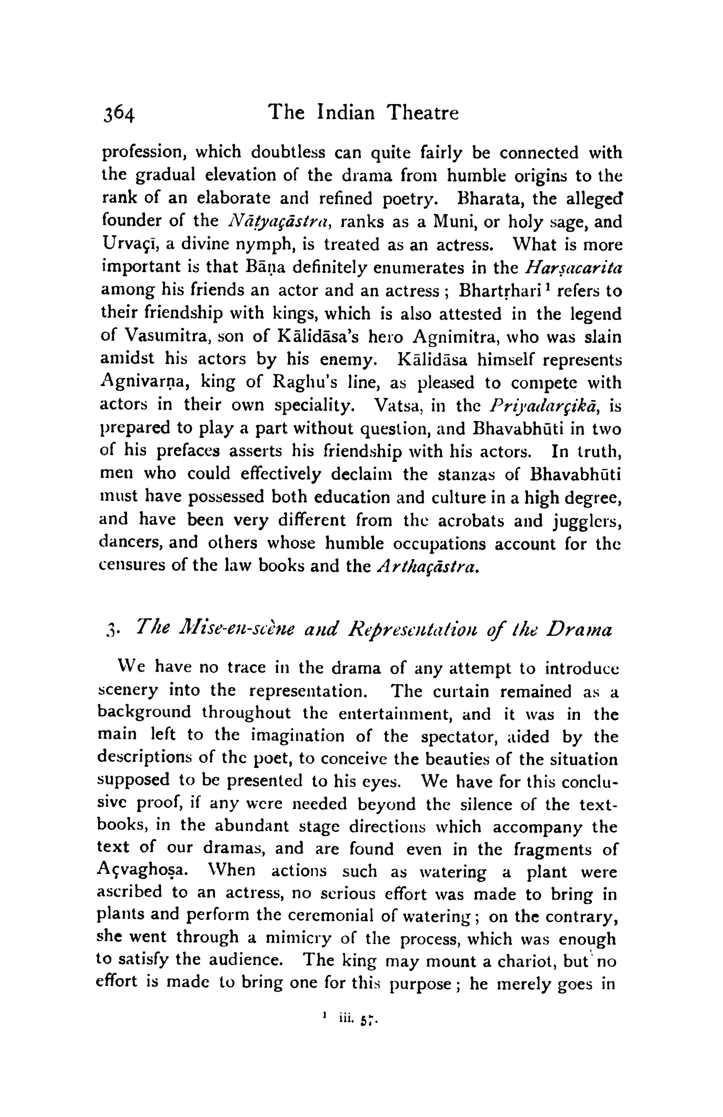 The Sanskrit Drama