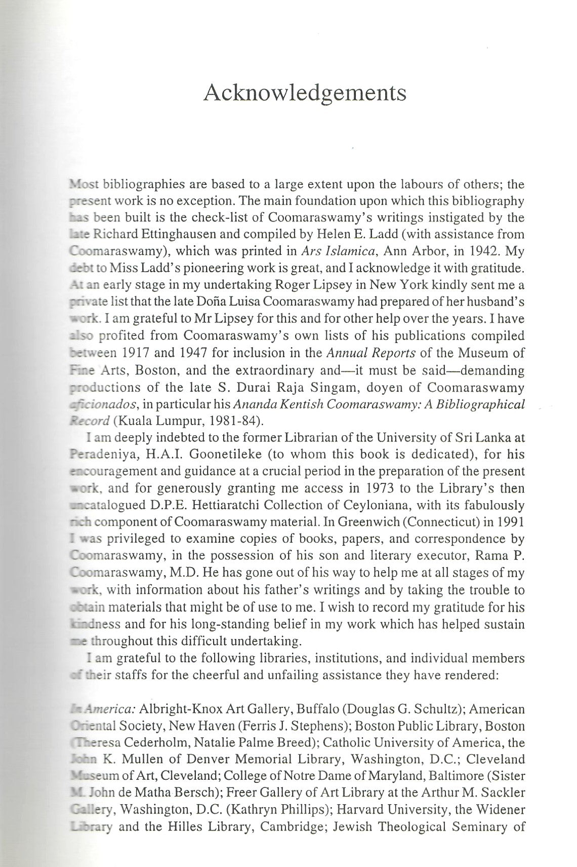 A Bibliography of Ananda Kentish Coomaraswamy (2002)