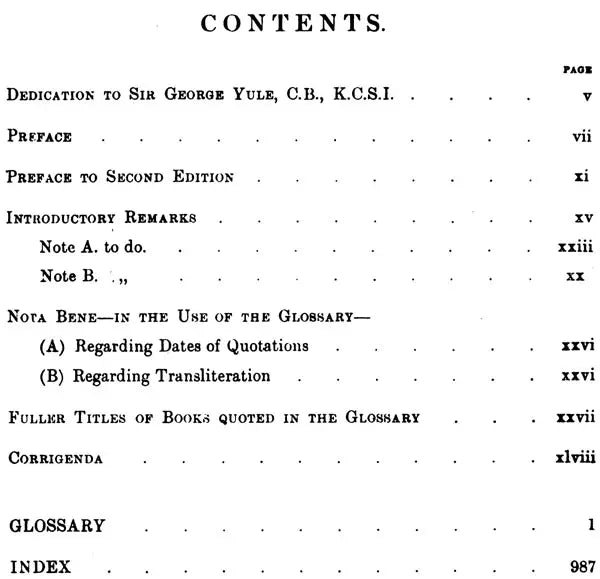Hobson Jobson - A Glossary of Collquial Anglo-Indian Words and Phrases, and of Kindred Terms, Etymological, Historical, Geographical and Discursive
