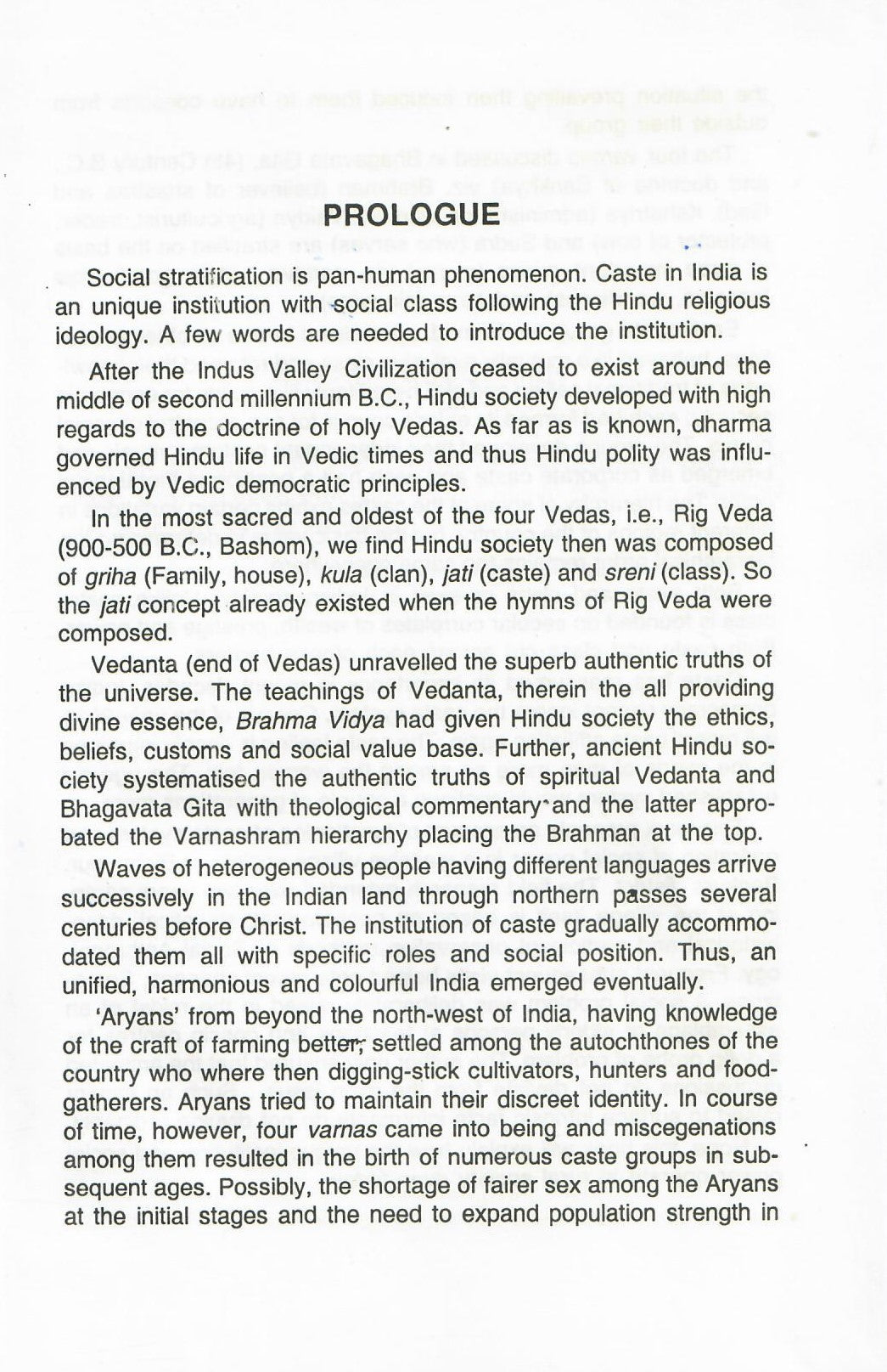 CASTE FUNCTIONS, HIERARCHY AND SOCIAL POWER (2011)