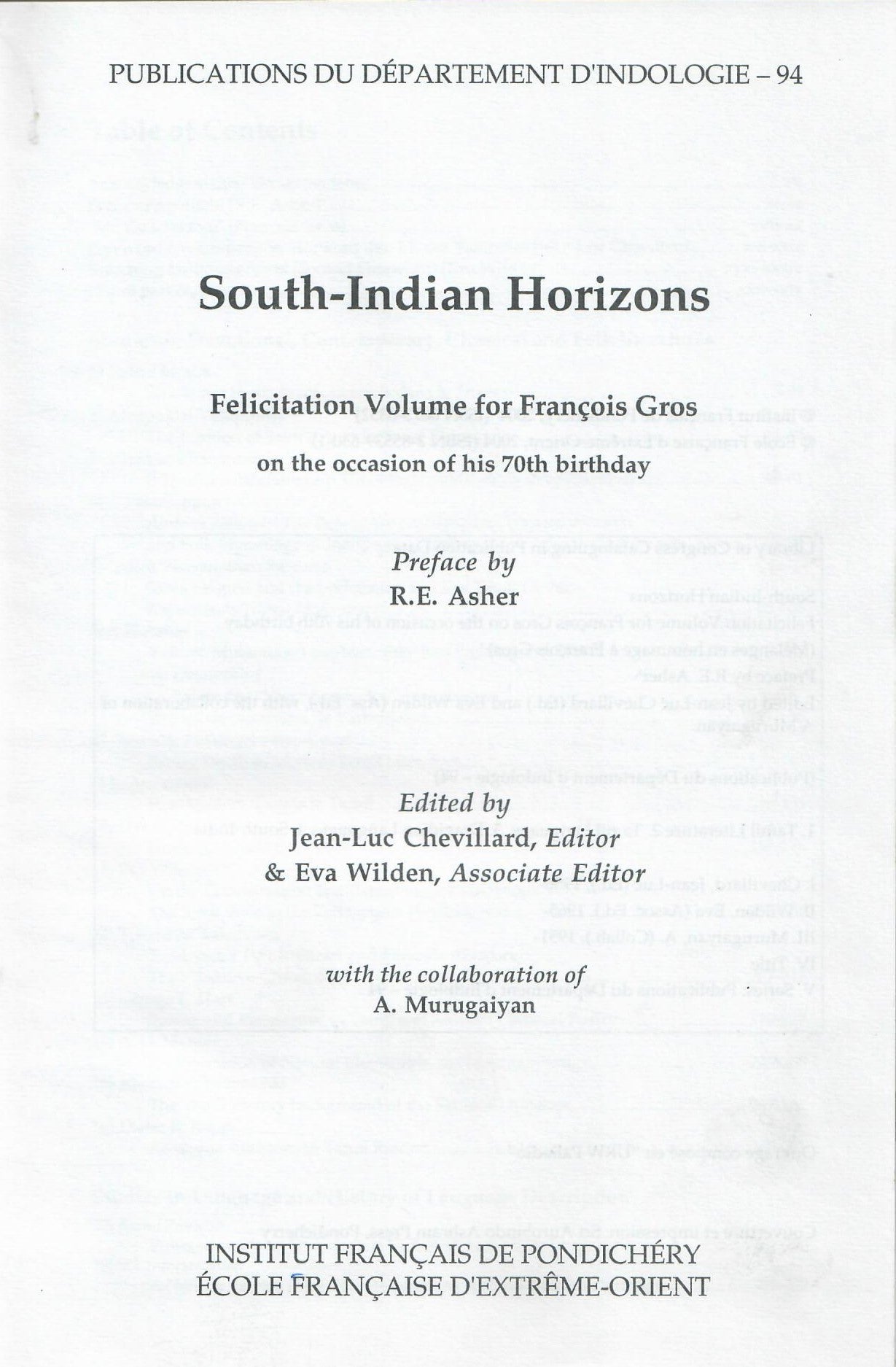South Indian Horizons  (2004)