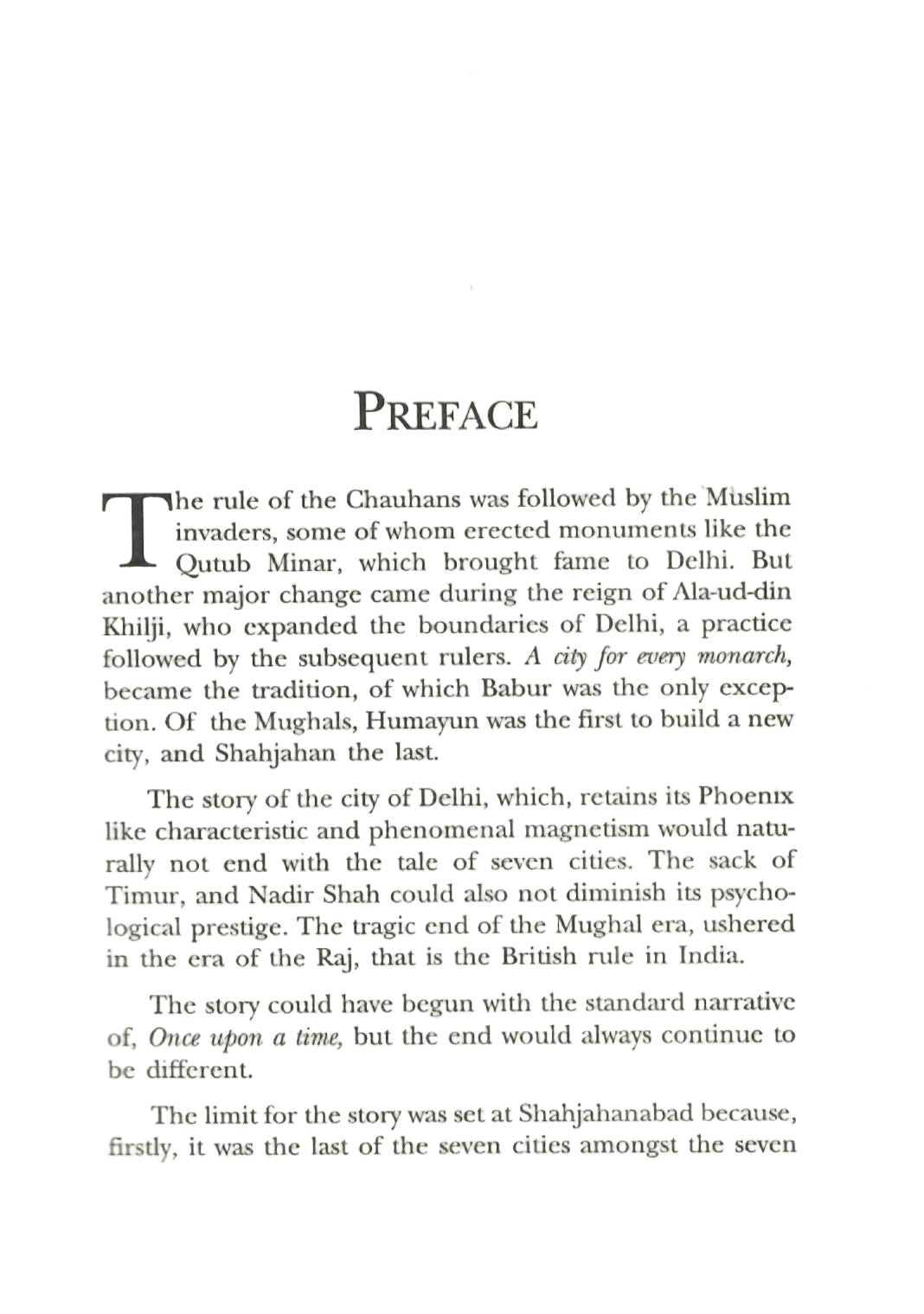 Delhi a Tale of Seven Cities (2001