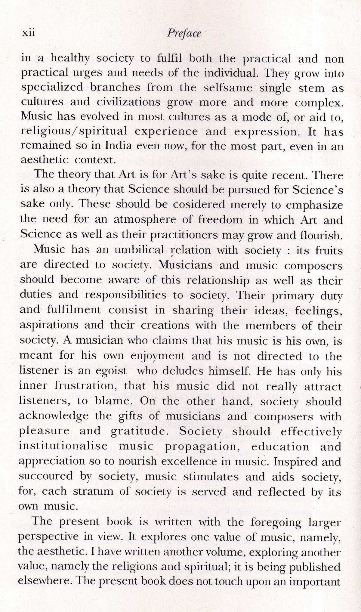 Karnataka Music As Aesthetic Forn