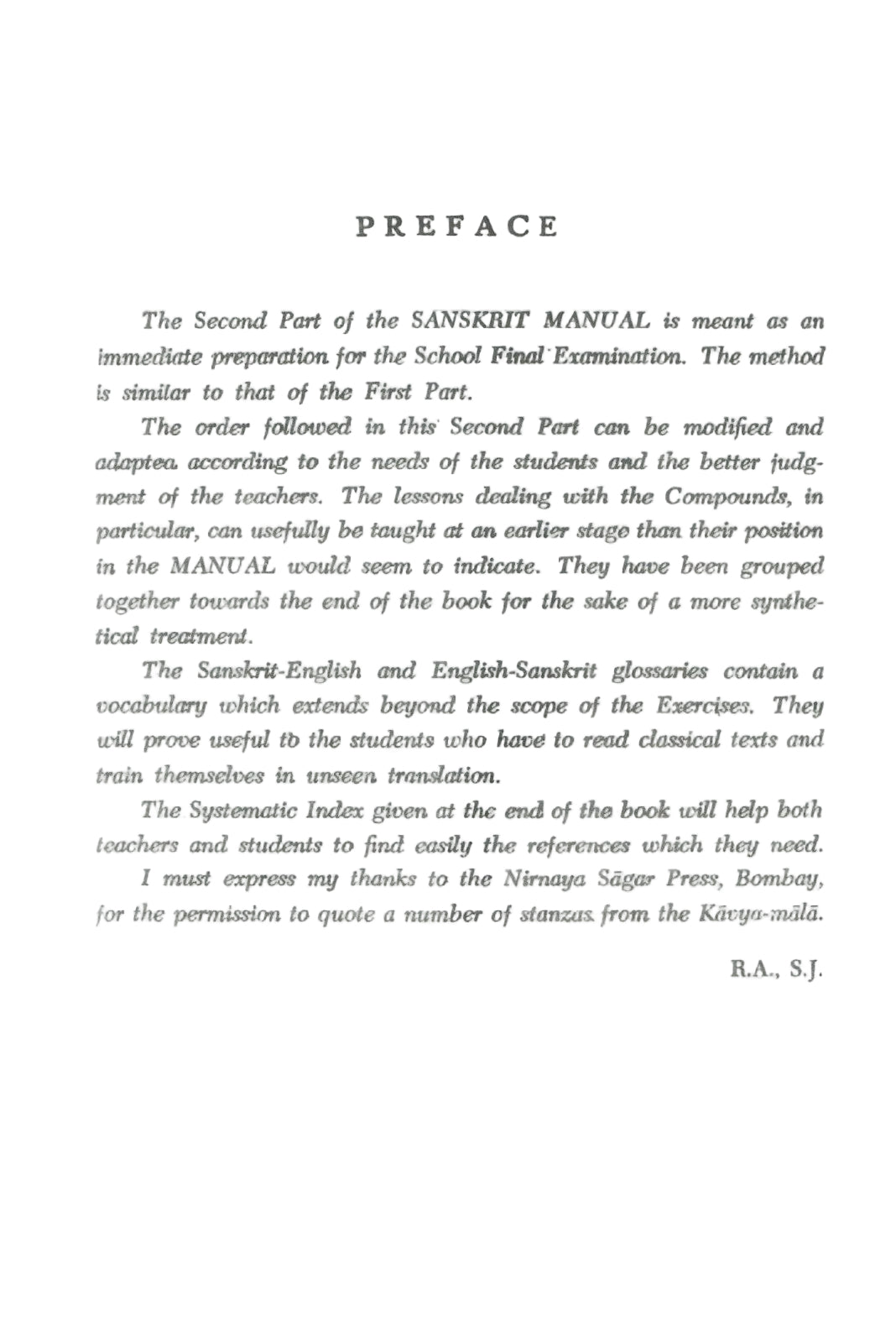 A Sanskrit Manual Part-II For Classes IX-X  (2010)