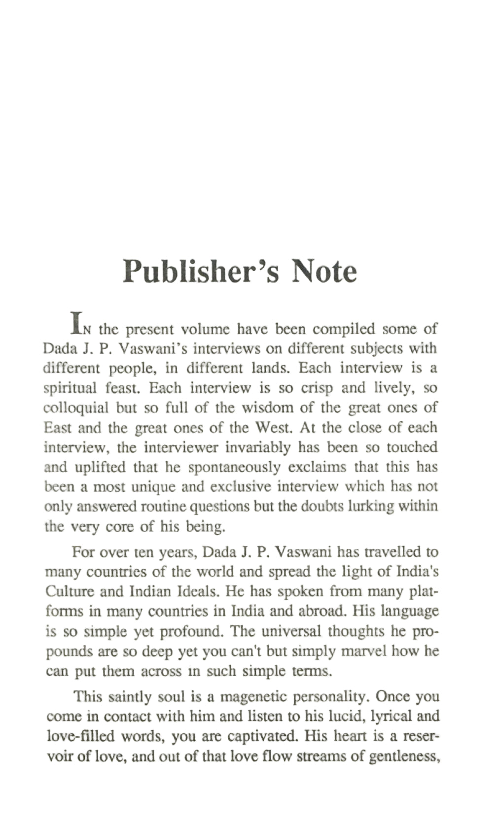 Interviews and Inner Views (R)