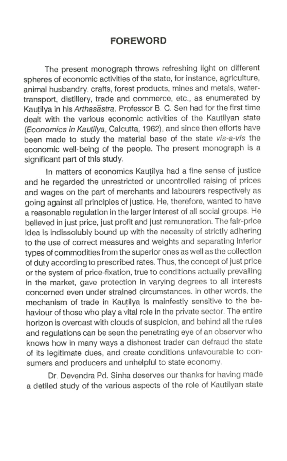 The State in Early Indian Economy (2003)