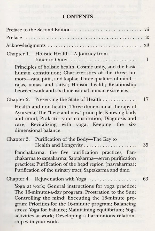 Stress-Free Work with Yoga and Ayurveda