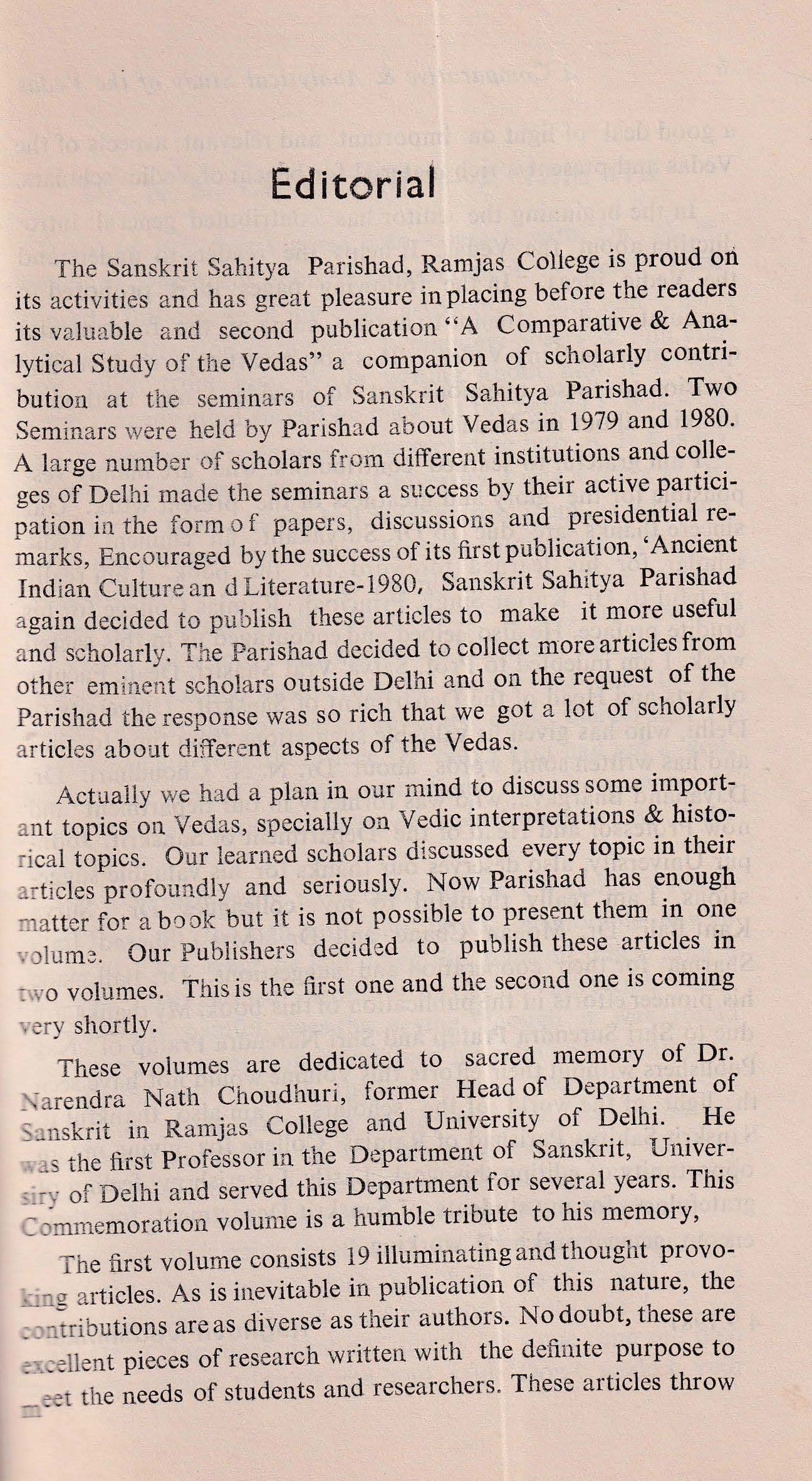 A Comparative & Analytical Study Of The Vedas