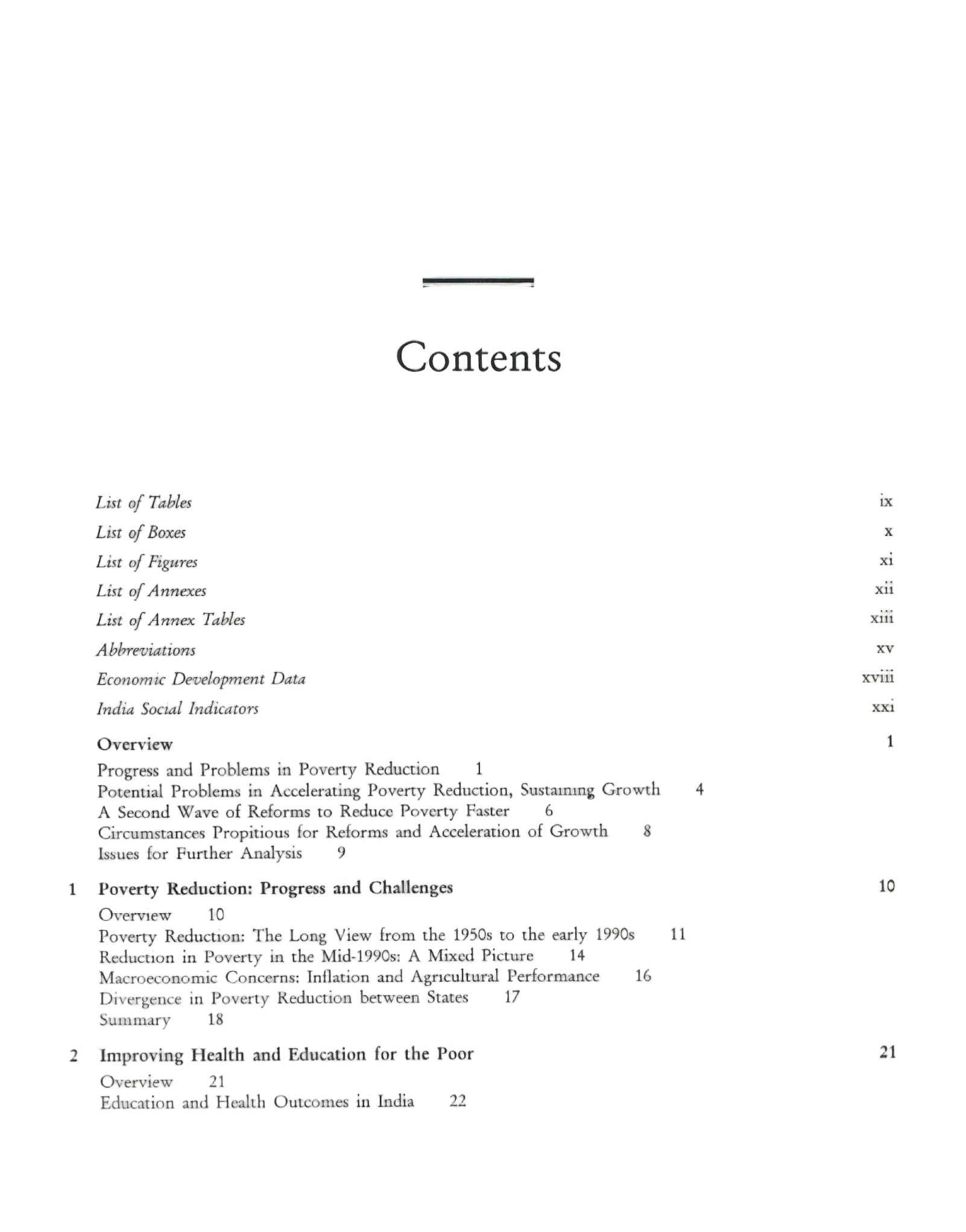 India Reducing Poverty, Accelerating Development (2001)