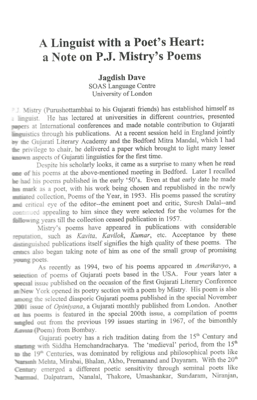 perspectives in linguistics  (2003)