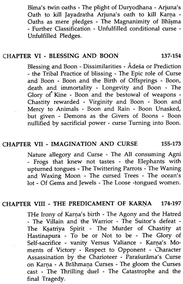 Curse as a Motif in the Mahabharata