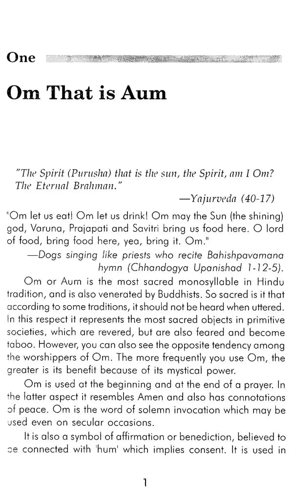 The Mystique of Om