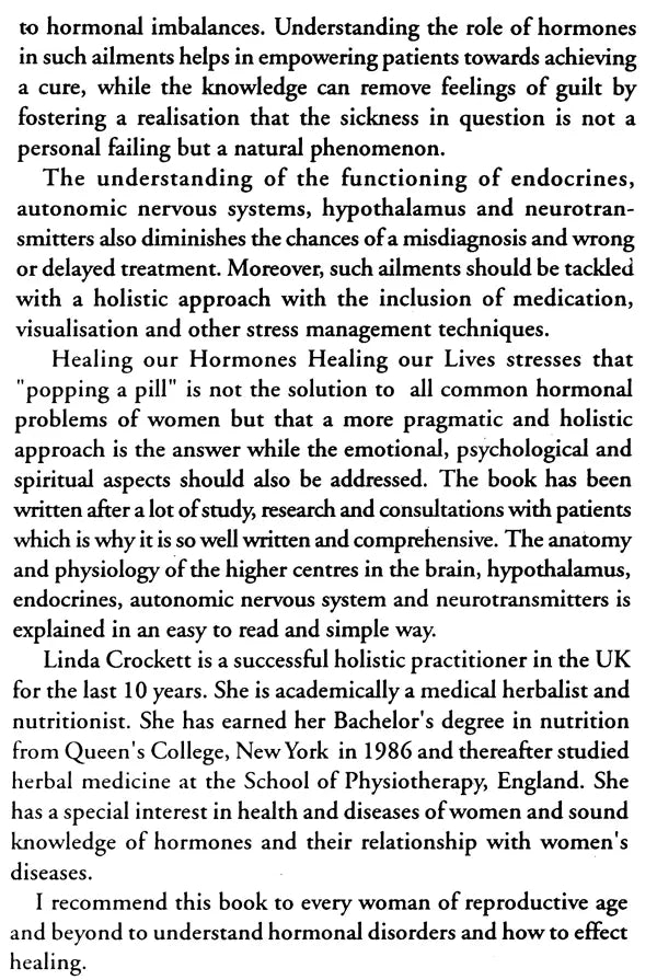 Healing Our Hormones Healing Our Lives