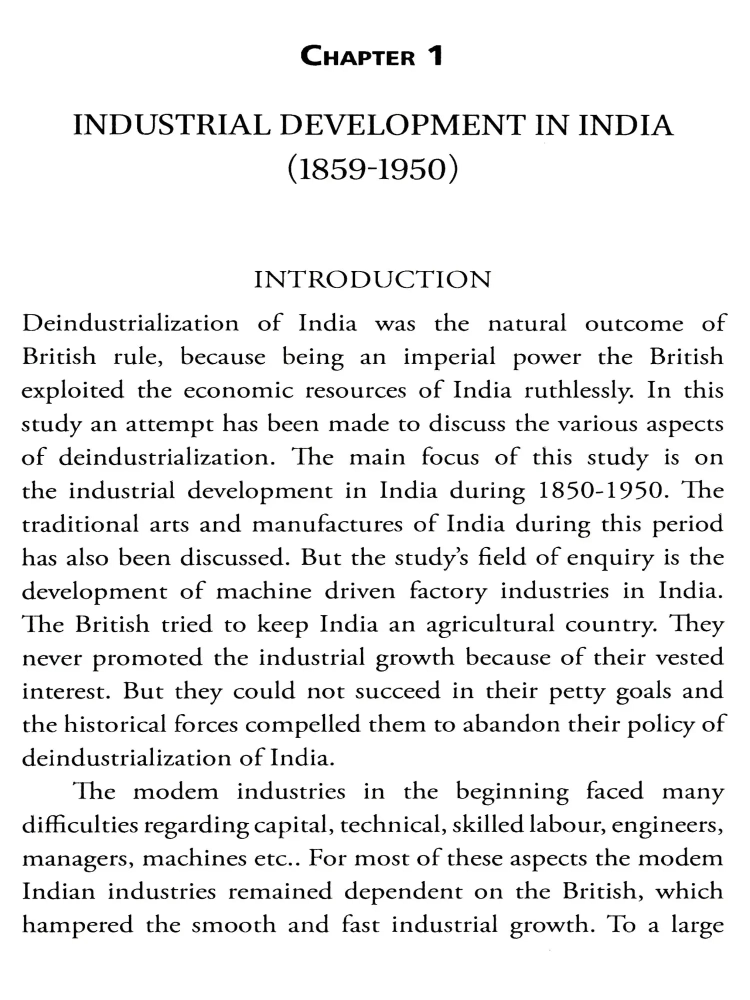 Industrial Development and Labour Movement in India