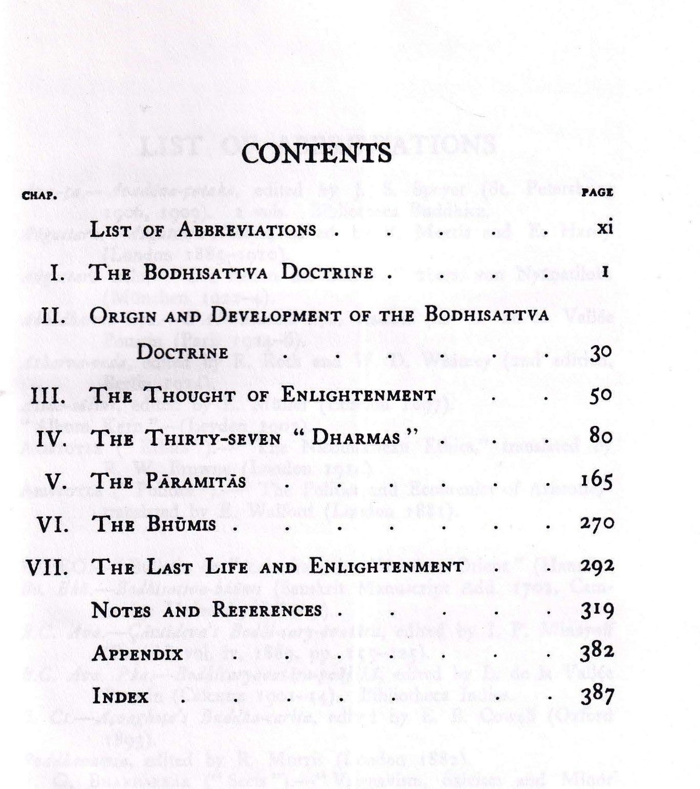 The Bodhisattva Doctrine in Buddhist Sanskrit Literature