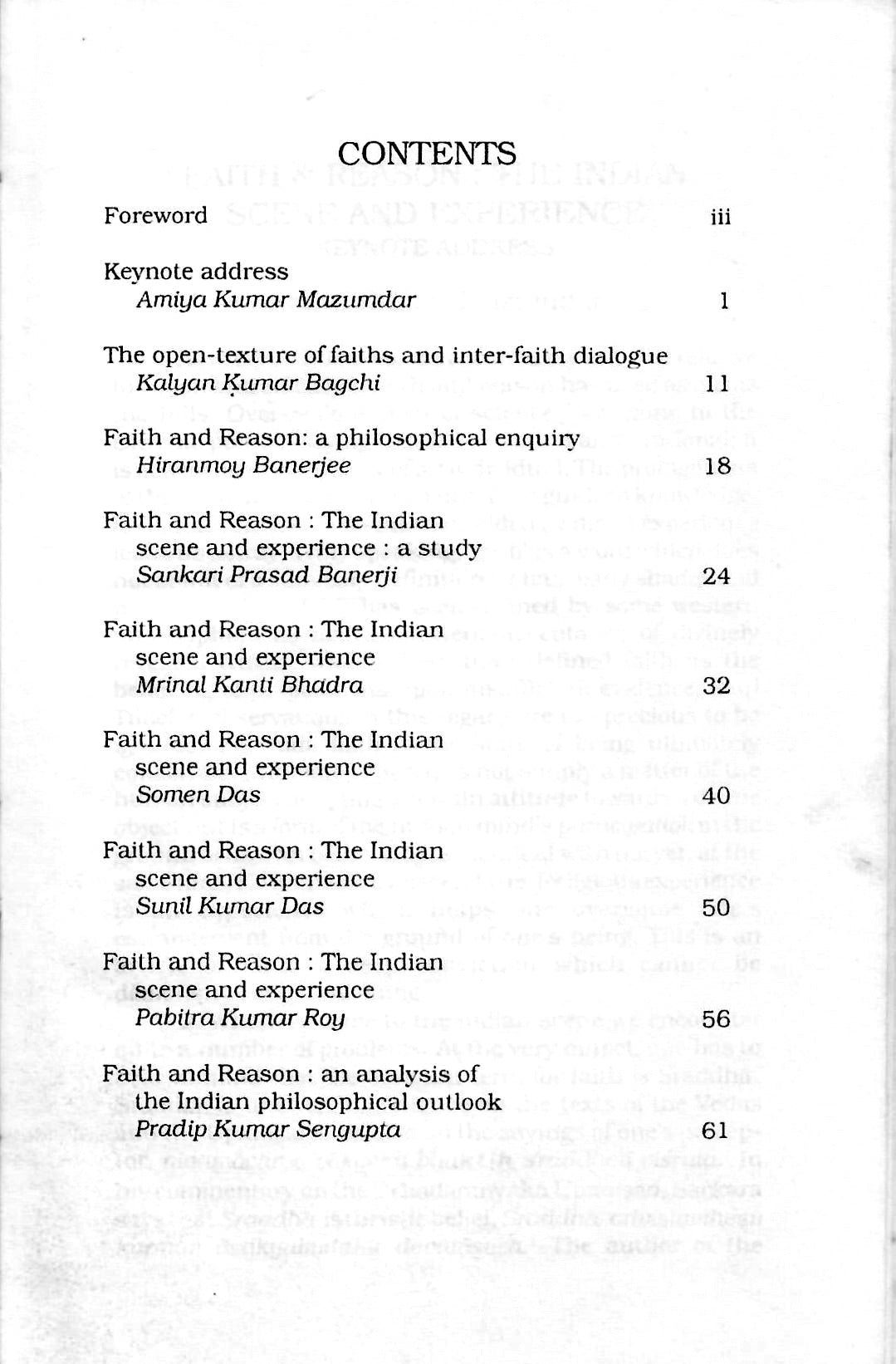 Faith and Reason (1999)