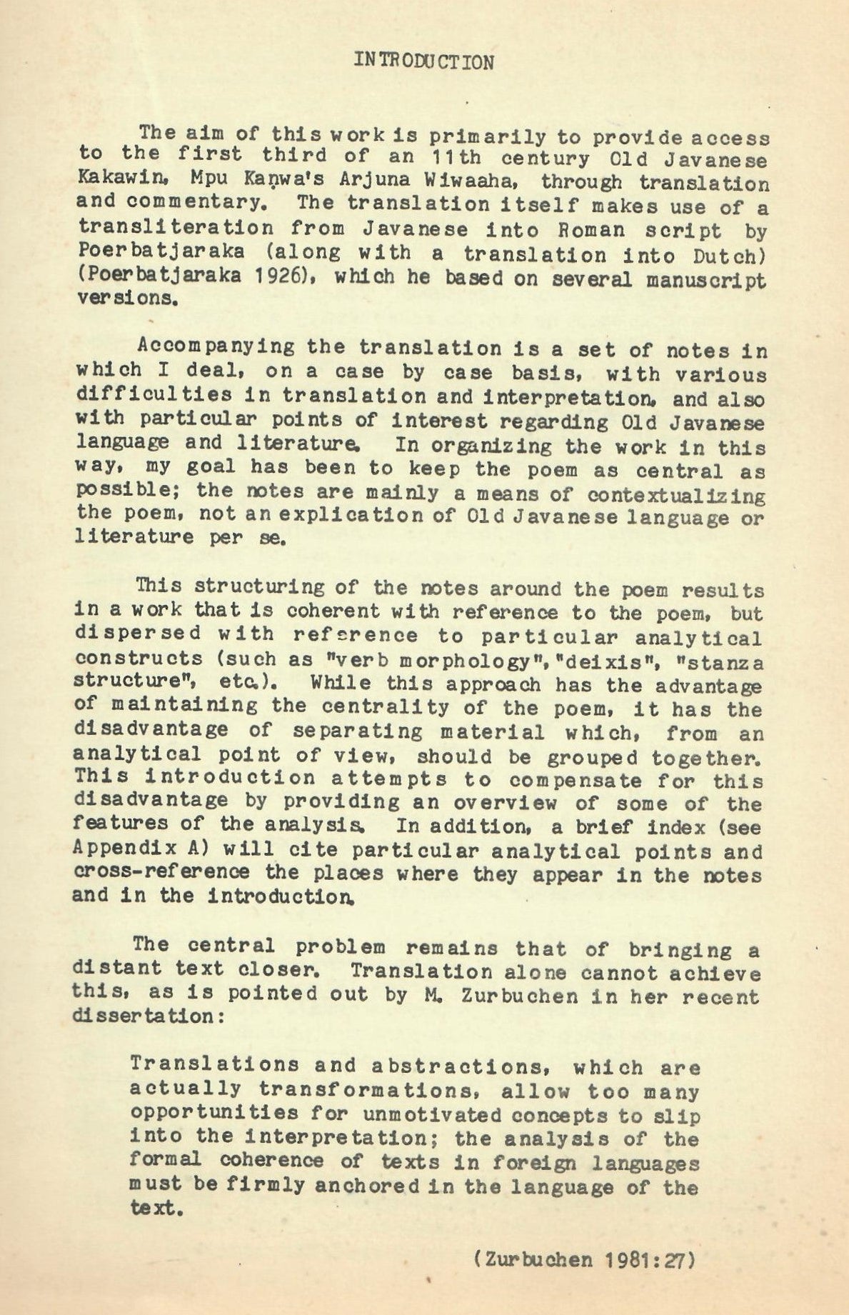 The Arjuna Wiwaaha (1986)