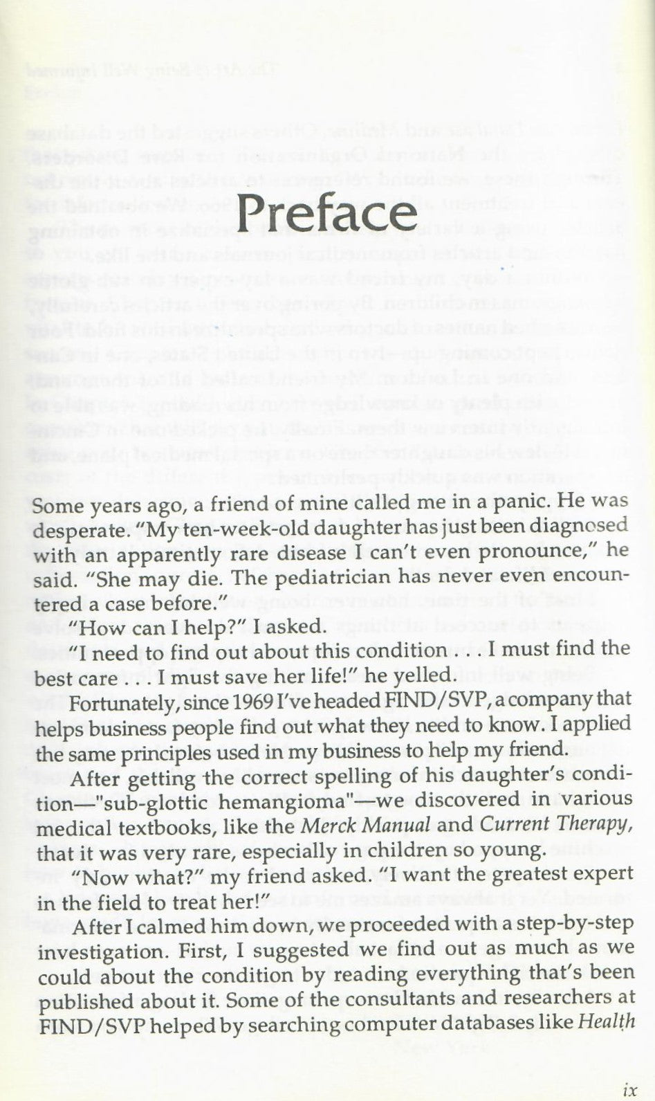 The Art of being well informed (1996)