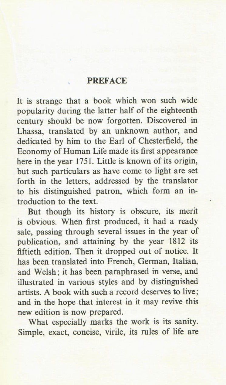 The Economy of human life (1998)
