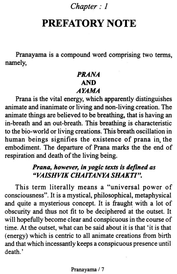 Pranayama (A Classical and Traditional Approach)