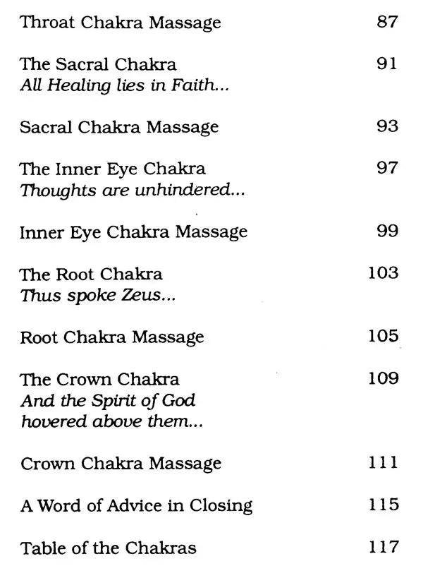 Chakra Energy Massage