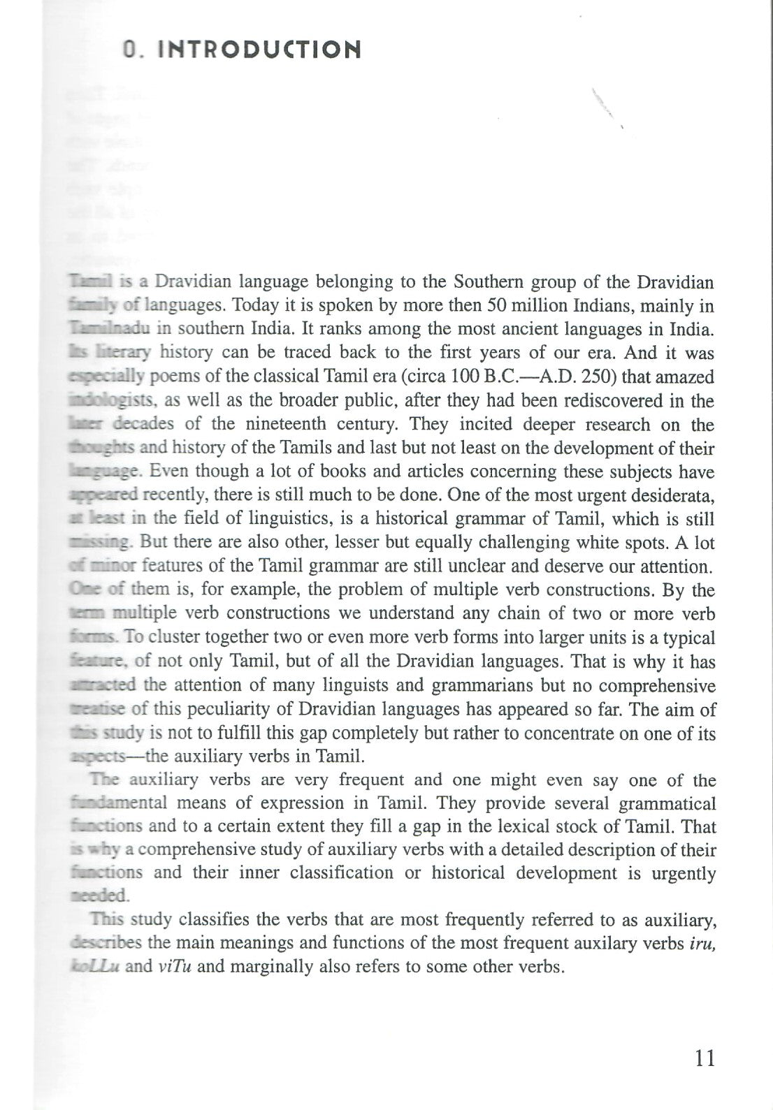 Auxiliarity in Tamil (2006)