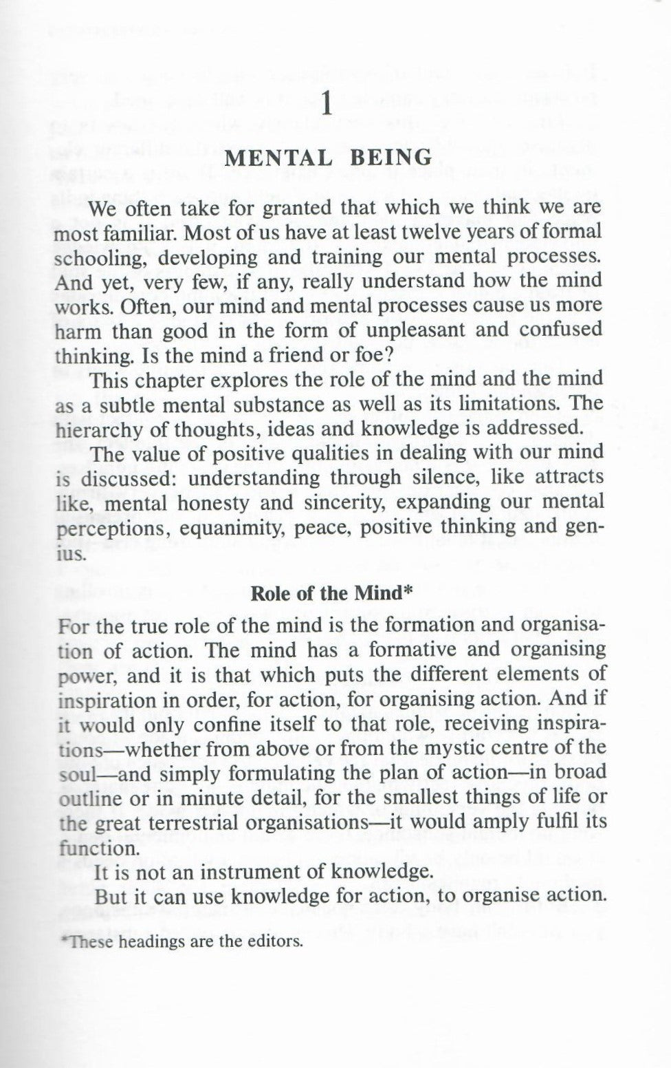 The Soul and its Powers (1992)