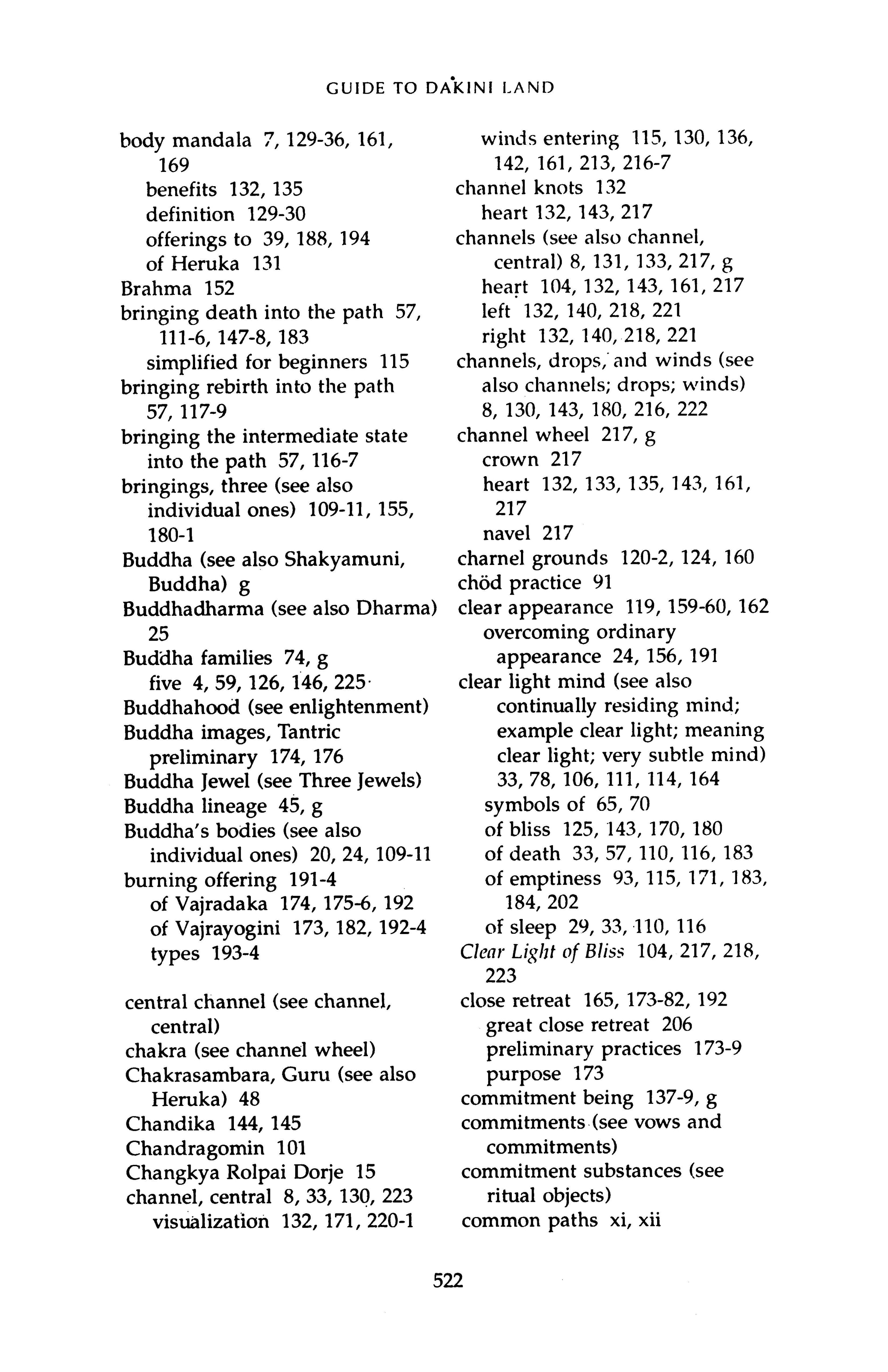 Guide to Dakini Land