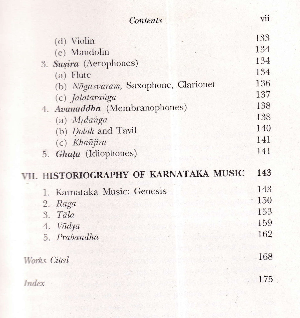 Karnataka Music As Aesthetic Forn