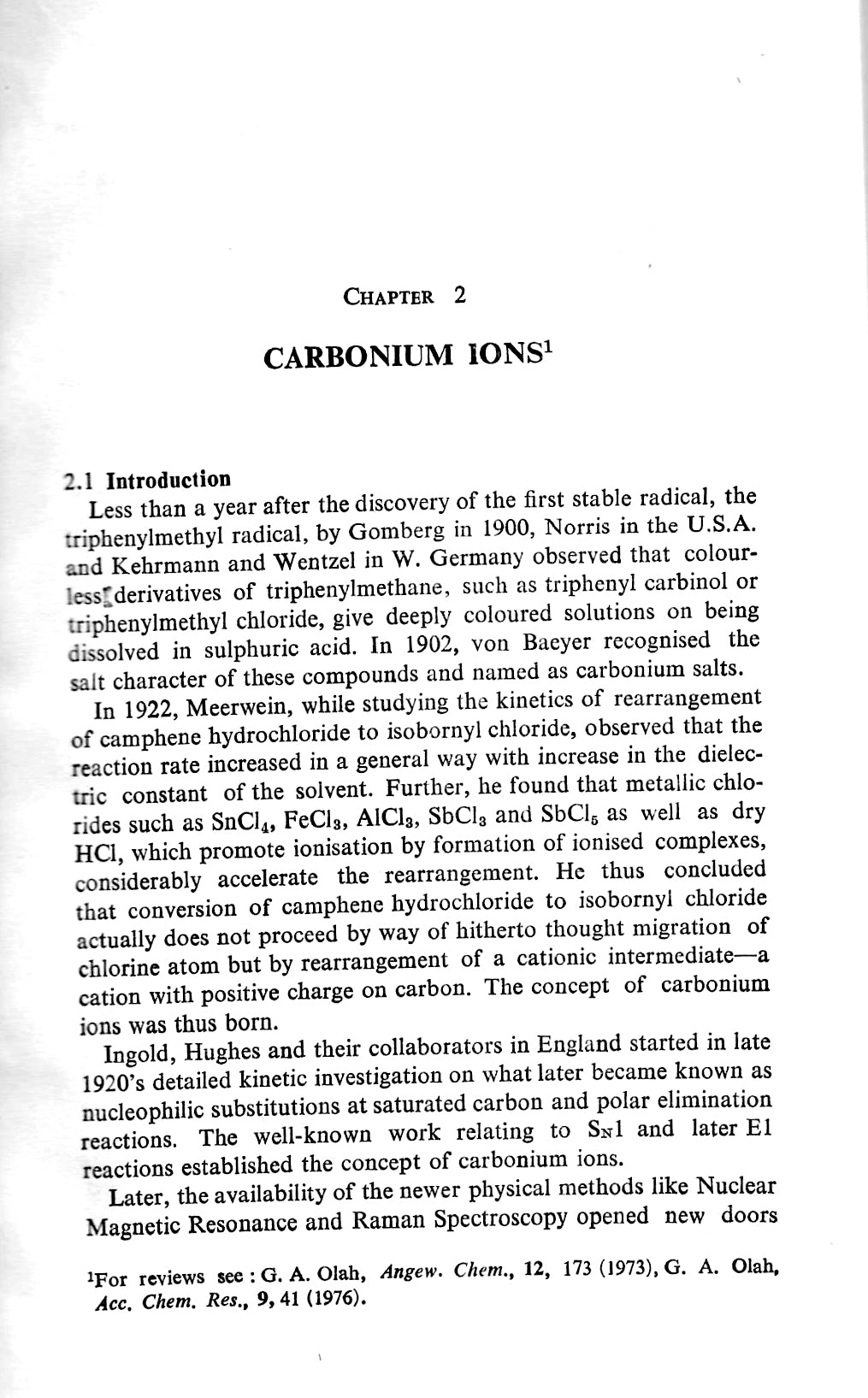 Reactive Intermediates in Organic Chemistry (1980)