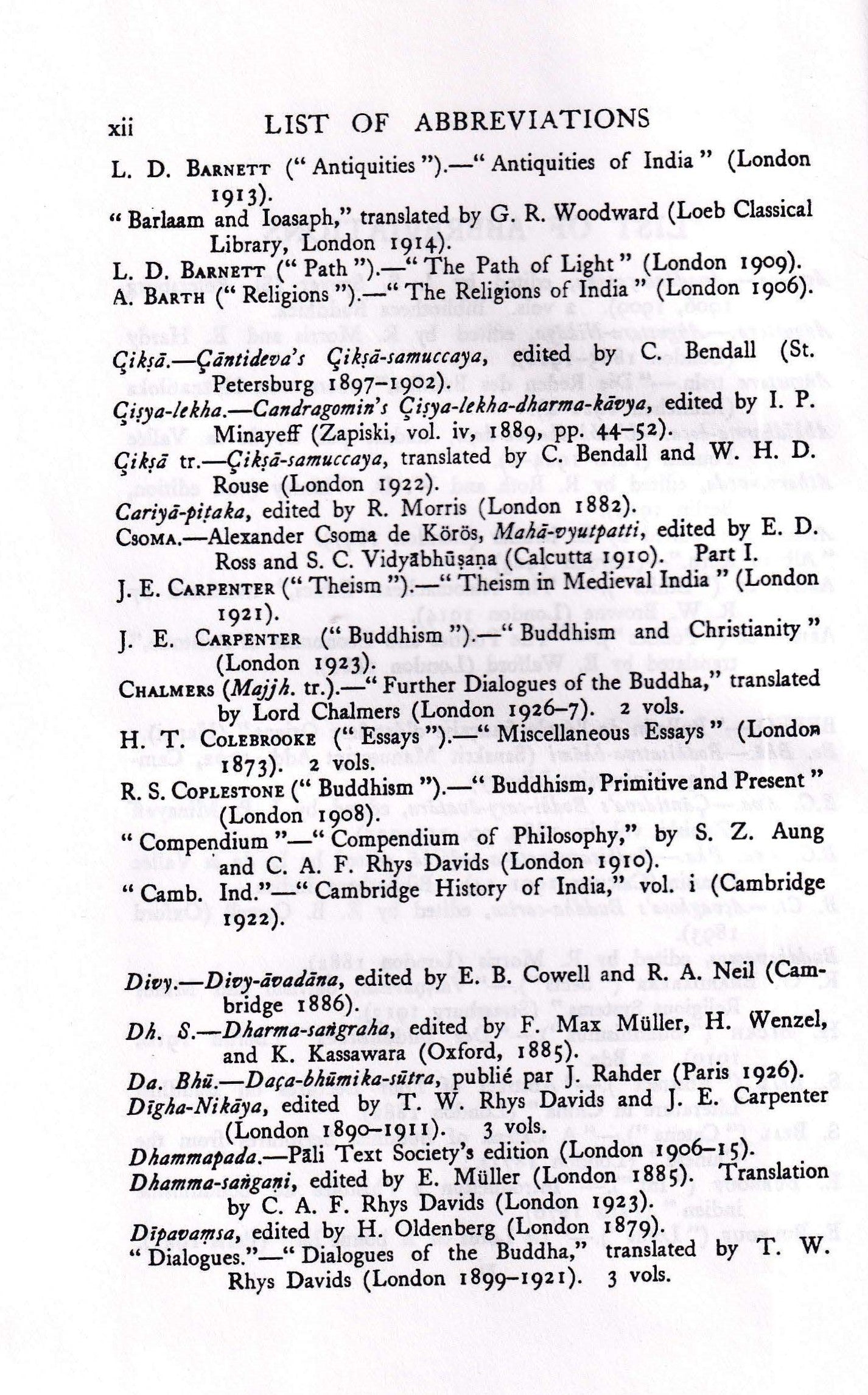 The Bodhisattva Doctrine in Buddhist Sanskrit Literature