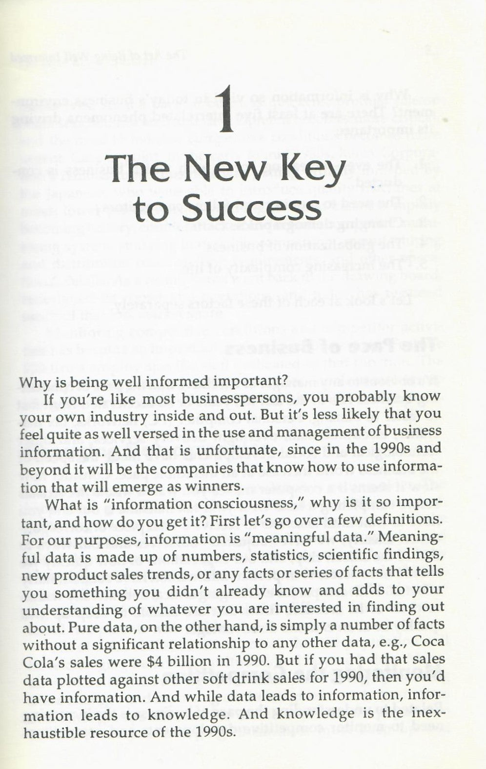 The Art of being well informed (1996)