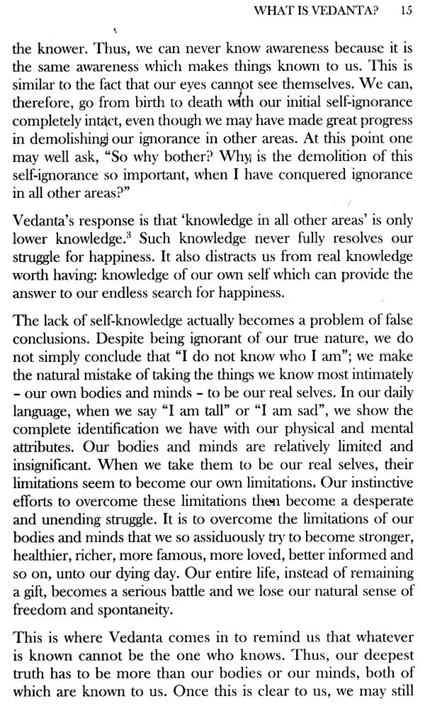 Understanding Vedanta: A Contemporary Approach