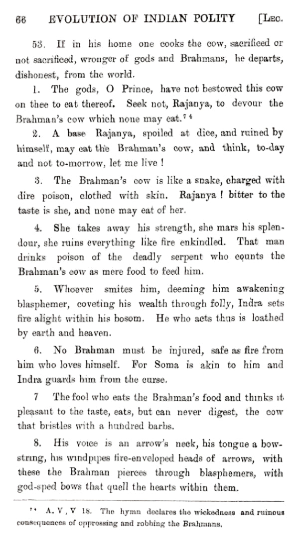 Evolution of Indian Polity (1977)