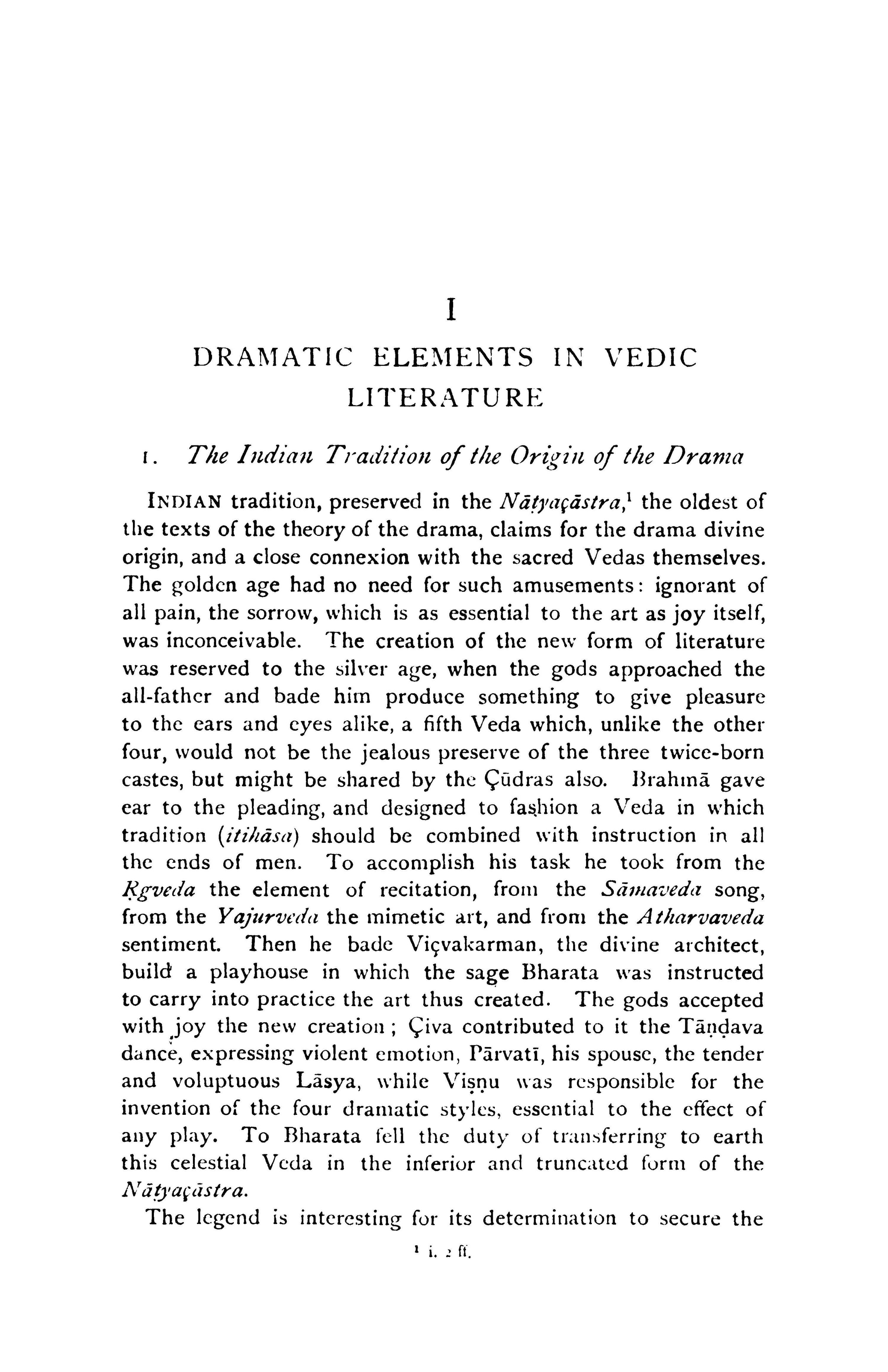 The Sanskrit Drama