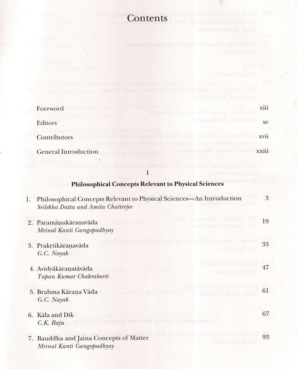 Philosophical Concepts Relevant to Sciences in Indian Tradition (Volume 3, Part 5)