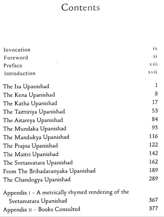 The Principal Upanishads