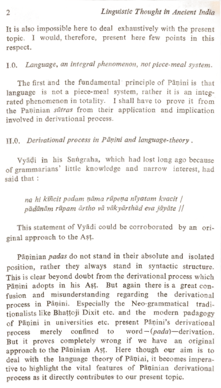 Linguistic Thought in Ancient India