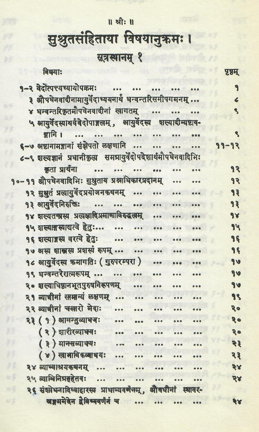 सुश्रुतसंहिताय :सूत्रस्थानम- Sushrutlahitay Sutrasthanam (2001)